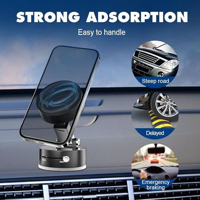 360 Rotating Vacuum Magnetic Phone Holder