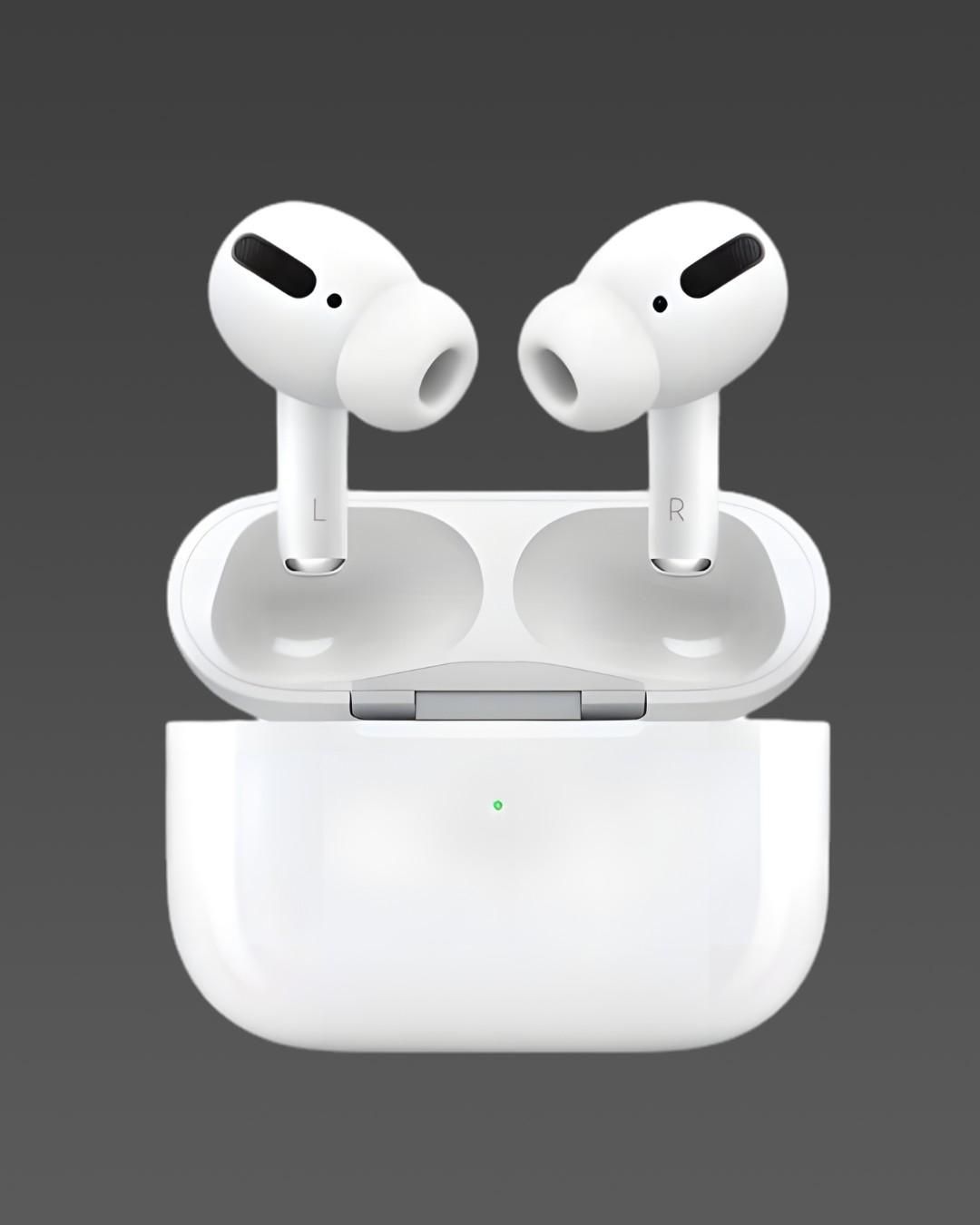 Air-pods Pro™ with Wireless Charging Case with Sensor Enabled Bluetooth Headset (White, True Wireless)
