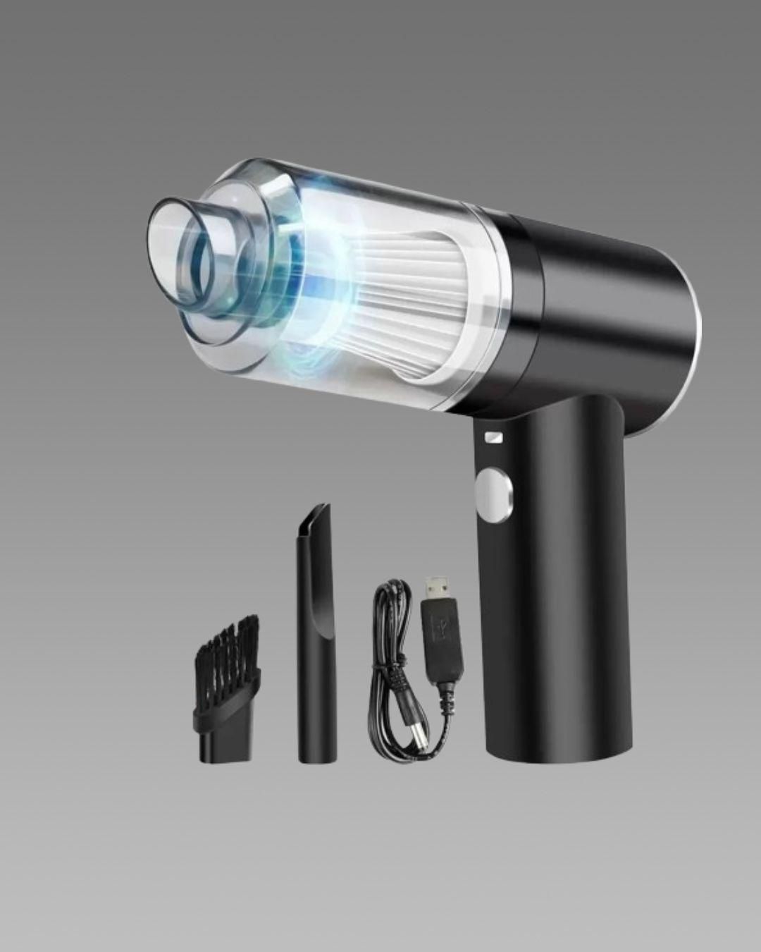2-in-1 Portable Air Duster & Wireless Vacuum Cleaner